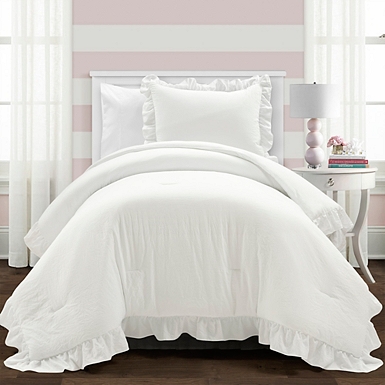 White & Red Baseball Twin 4-pc. Quilt Set
