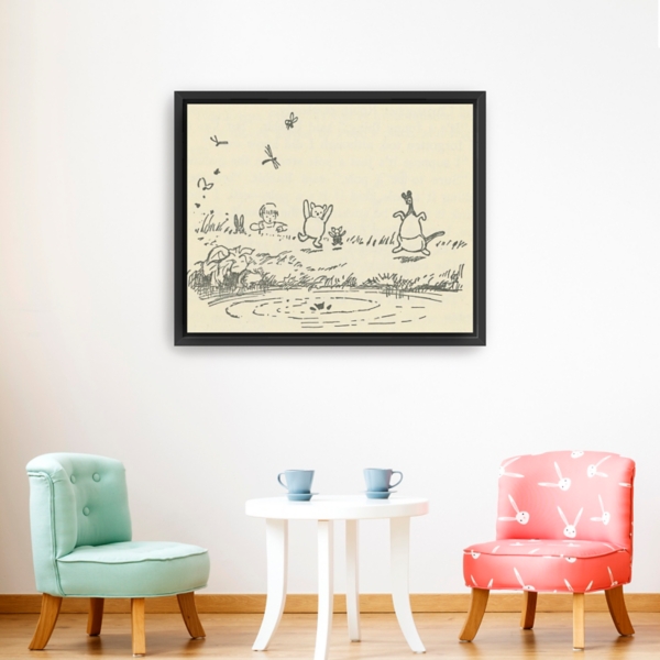 Roos Fallen Framed Canvas Art Print, 32x26