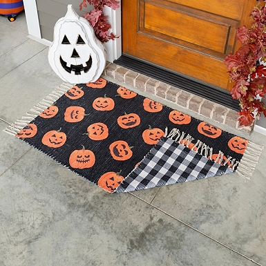 Checkered Ghosts Halloween Throwzy Hoodie