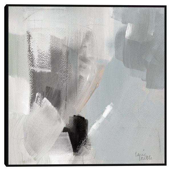 Listen to the Quiet Framed Canvas Art Print