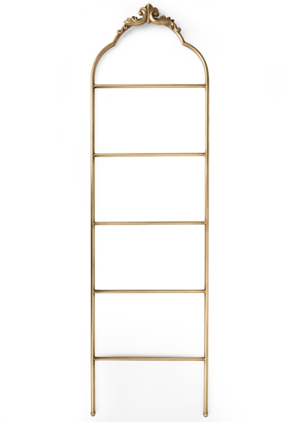 Baroque Gold Iron Ladder | Kirklands Home