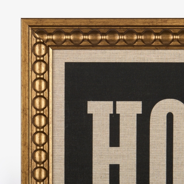 Howdy Linen Framed Wall Plaque