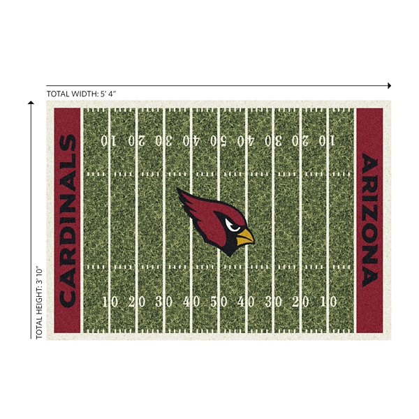 Arizona Cardinals Homefield Area Rug, 4x6