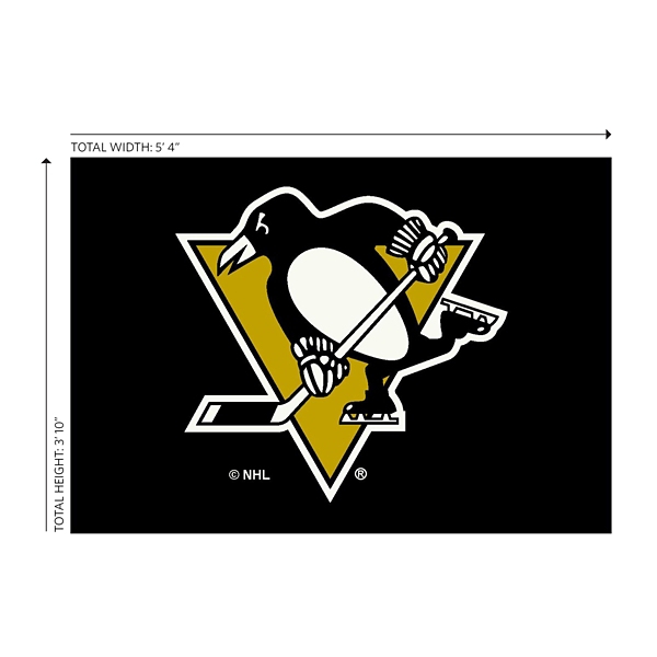 Pittsburgh Penguins Area Rug, 4x6