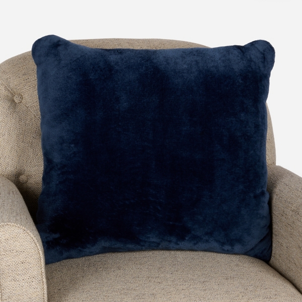 Navy Perfectly Plush Pillows, Set of 2