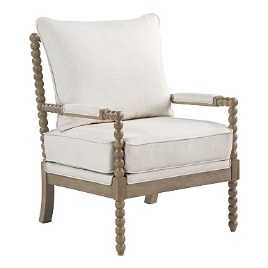 Ivory Spencer Spindle Armchair