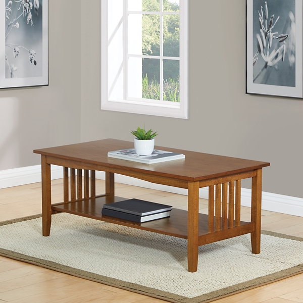 Ash Brown Wood Sierra Coffee Table