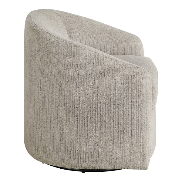 Taupe Upholstered Bella Swivel Chair