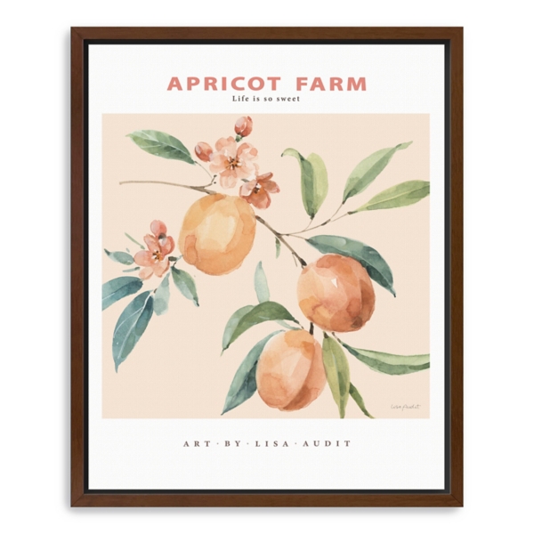 Apricot Farm Framed Canvas Art Print, 26x32