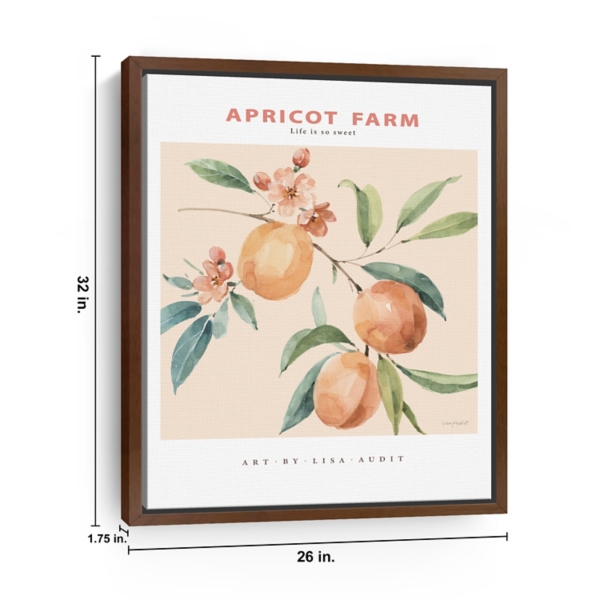 Apricot Farm Framed Canvas Art Print, 26x32