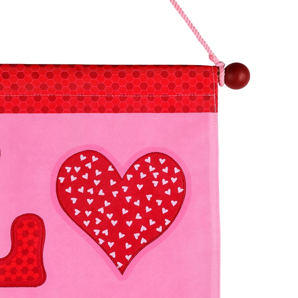 Polka Dot Love Hanging Wall Plaque