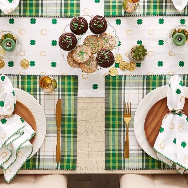 A Wee Bit of Luck Reversible Placemats, Set of 4