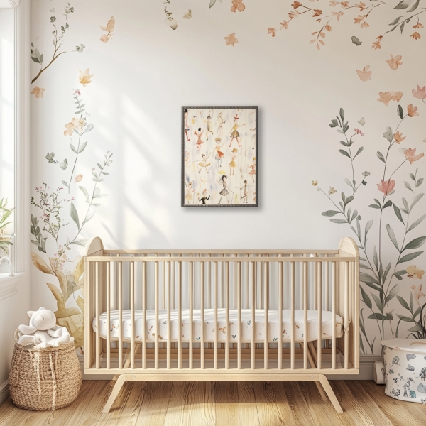 Dancing Girls Kids Framed Art Print