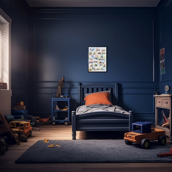 ABC Planes, Trains, & Cars Kids Framed Art Print