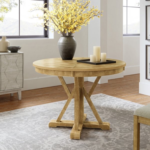 Natural Farmhouse Dining Table