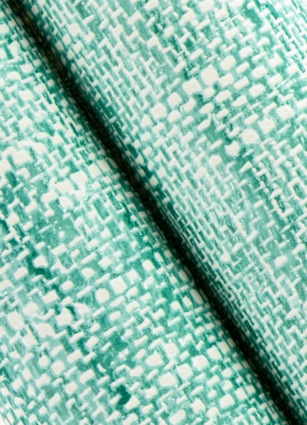 Aqua Textured Poplin Peel and Stick Wallpaper