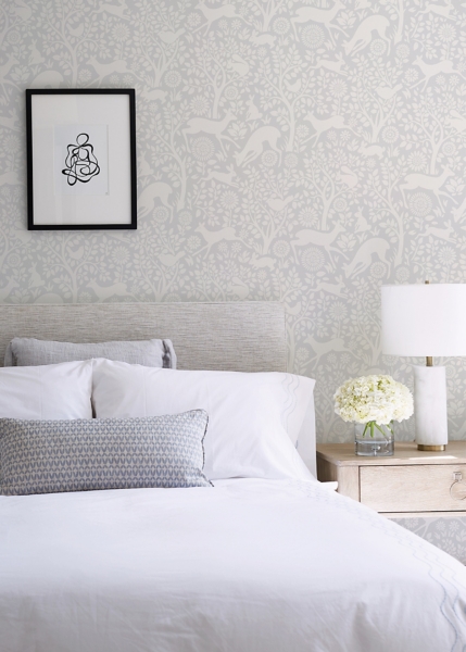 Gray Merriment Peel & Stick Wallpaper