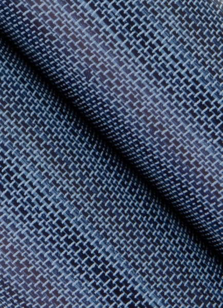 Navy Blue Faux Grasscloth Peel & Stick Wallpaper