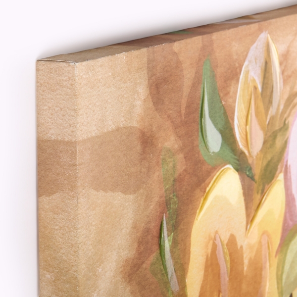 Bright Floral Bouquet Canvas Art Print