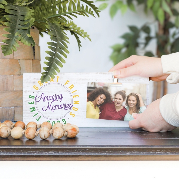Amazing Memories Photo Clip Wall Plaque