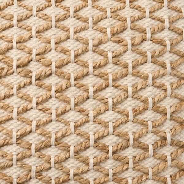 Jute and Cotton Woven Pillow