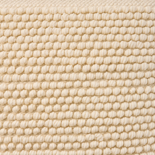Ivory Loop Knot Center Pillow