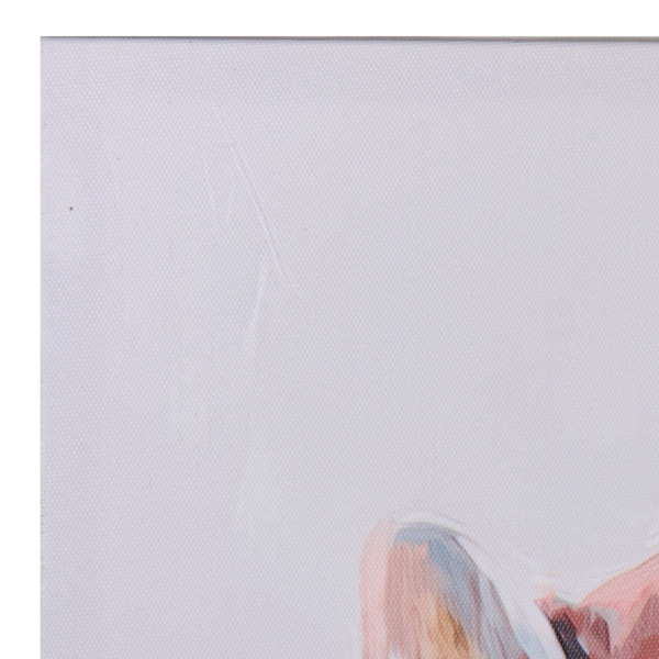 Sheep in an Armchair Canvas Art Print