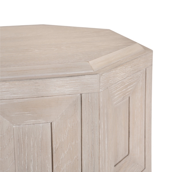 Taupe Wood Weathered Flonnin Accent Table