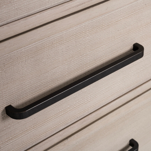 Natural Oak Wood Modern Nightstand