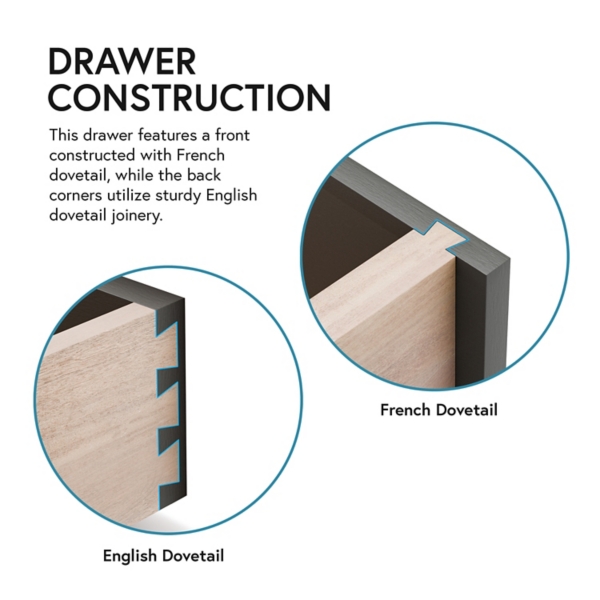 Natural Oak Wood Modern Nightstand