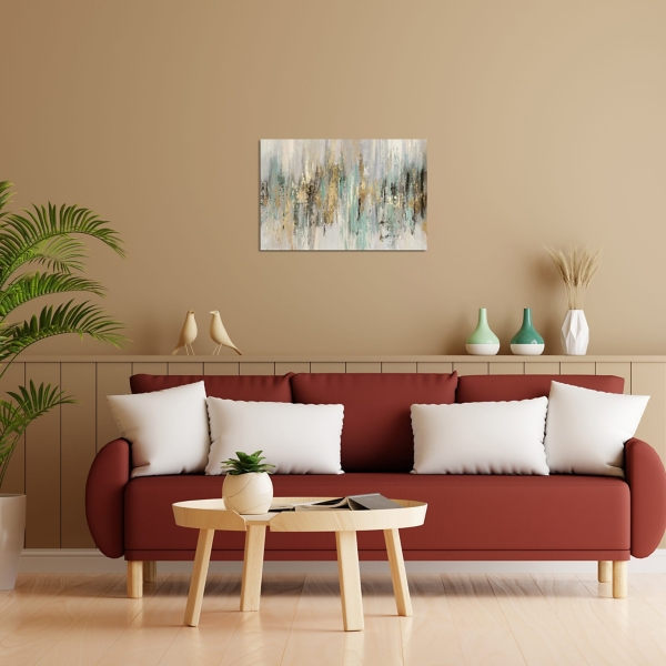 Dripping Gold Canvas Art Print