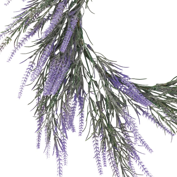 Lavender Floral Wreaths, Set of 4