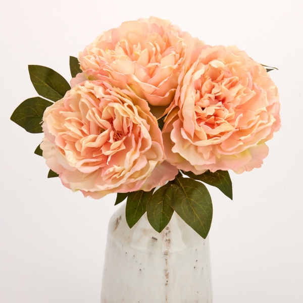 Realistic Cream Rose Bundles, Set of 2