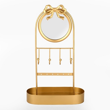 Antique Gold Bow Mirror Jewelry Holder Kirklands Home