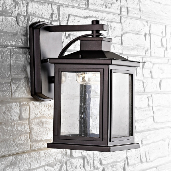 SAFAVIEH Bronze Gorgen Outdoor Wall Sconce
