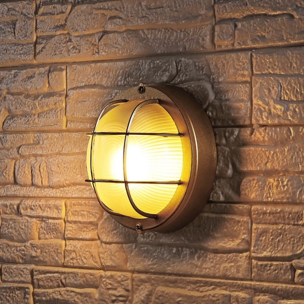 Gold Elson Outdoor Wall Sconce