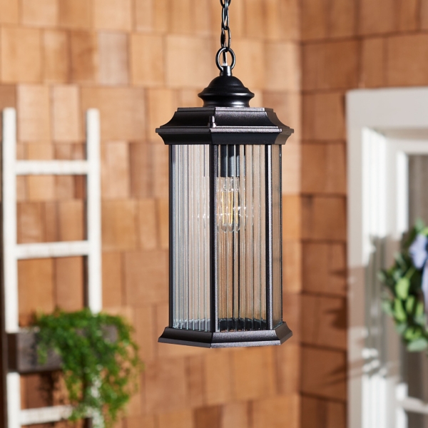 Black Hylan Outdoor Pendant Light