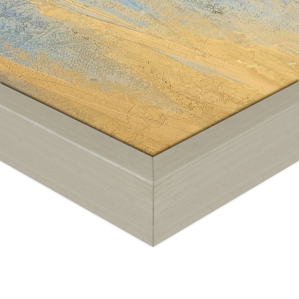 Blue Allure Framed Canvas Art