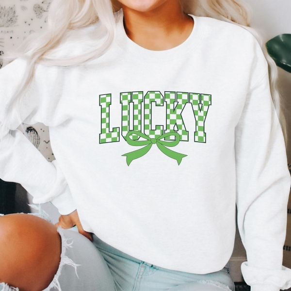 2XLarge Lucky Bow Sweatshirt
