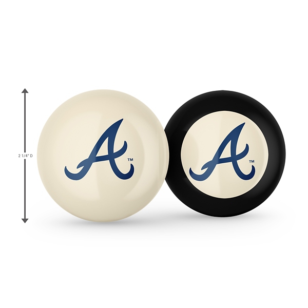 Atlanta Braves Cue Ball & 8 Ball Gift Set