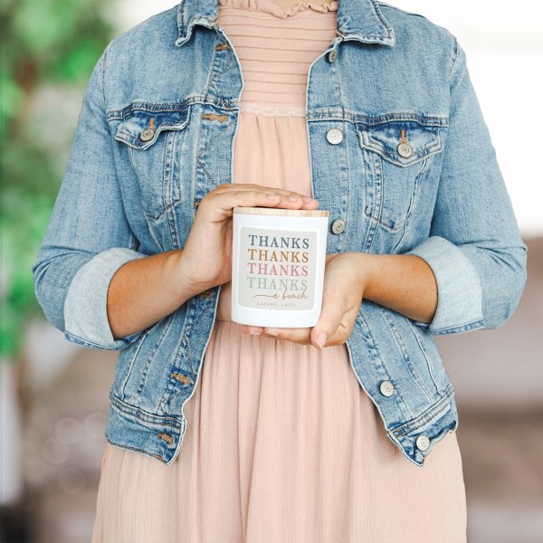 Thanks a Bunch Caramel Latte 2-Wick Jar Candle