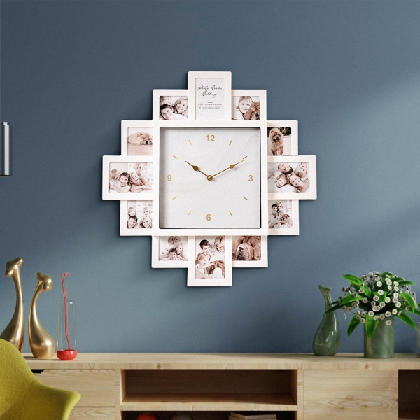 Collage Frame Wall Clock