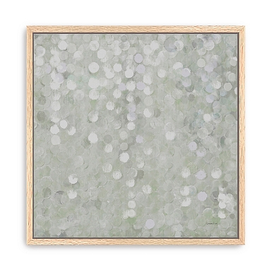 Gray Petals Canvas Art Print