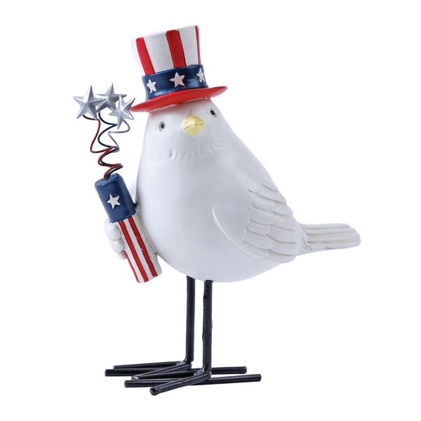 Americana Bird Figurines, Set of 3