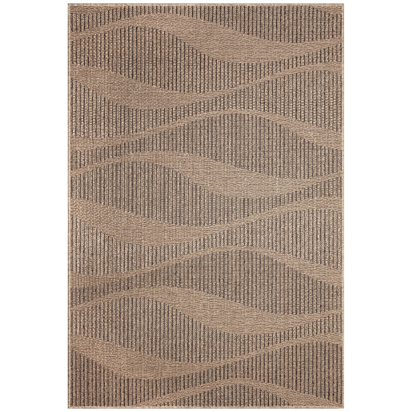 Taupe Rolling Hills Indoor/Outdoor Area Rug, 7x9