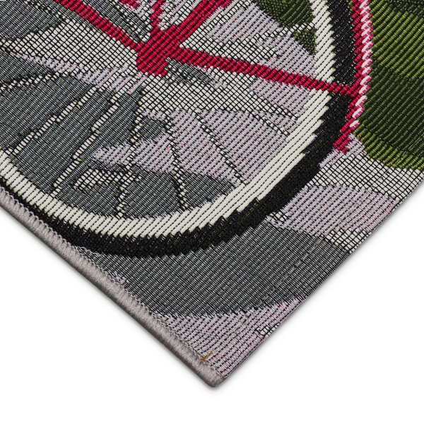 Bike Trip Indoor/Outdoor Accent Rug, 2x3