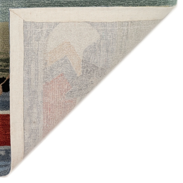 Black Bear Canoe Trip Outdoor Rug, 2x3