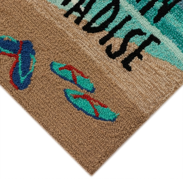 Another Day in Paradise Outdoor Accent Rug, 2x3