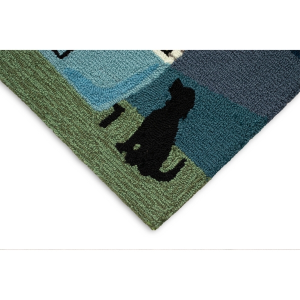 Happy Camper Indoor/Outdoor Accent Rug, 2x3