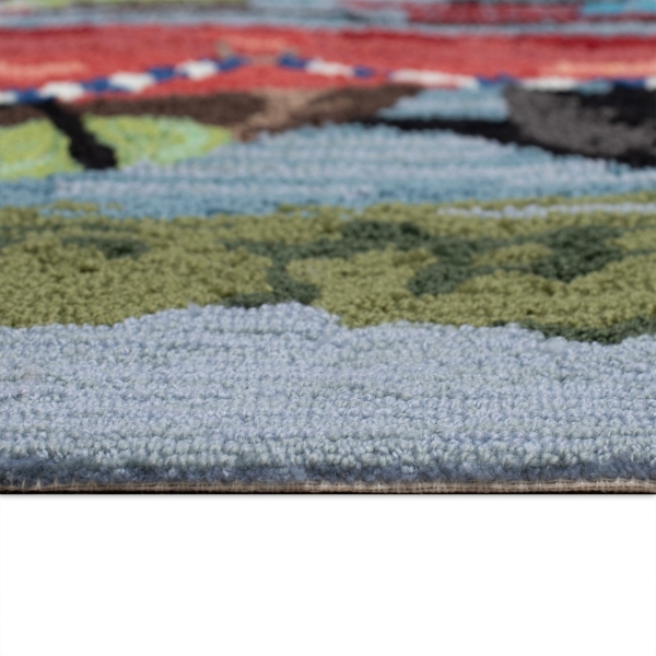 Pups Ahoy Indoor/Outdoor Accent Rug, 2x3